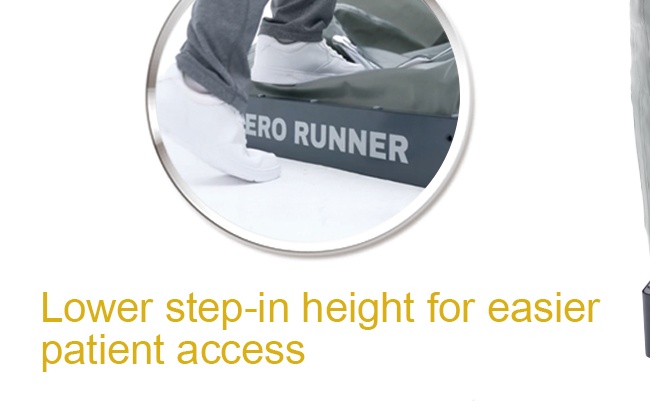 AERO100 Anti-Gravity Treadmill — device detail by Physiomed Australia