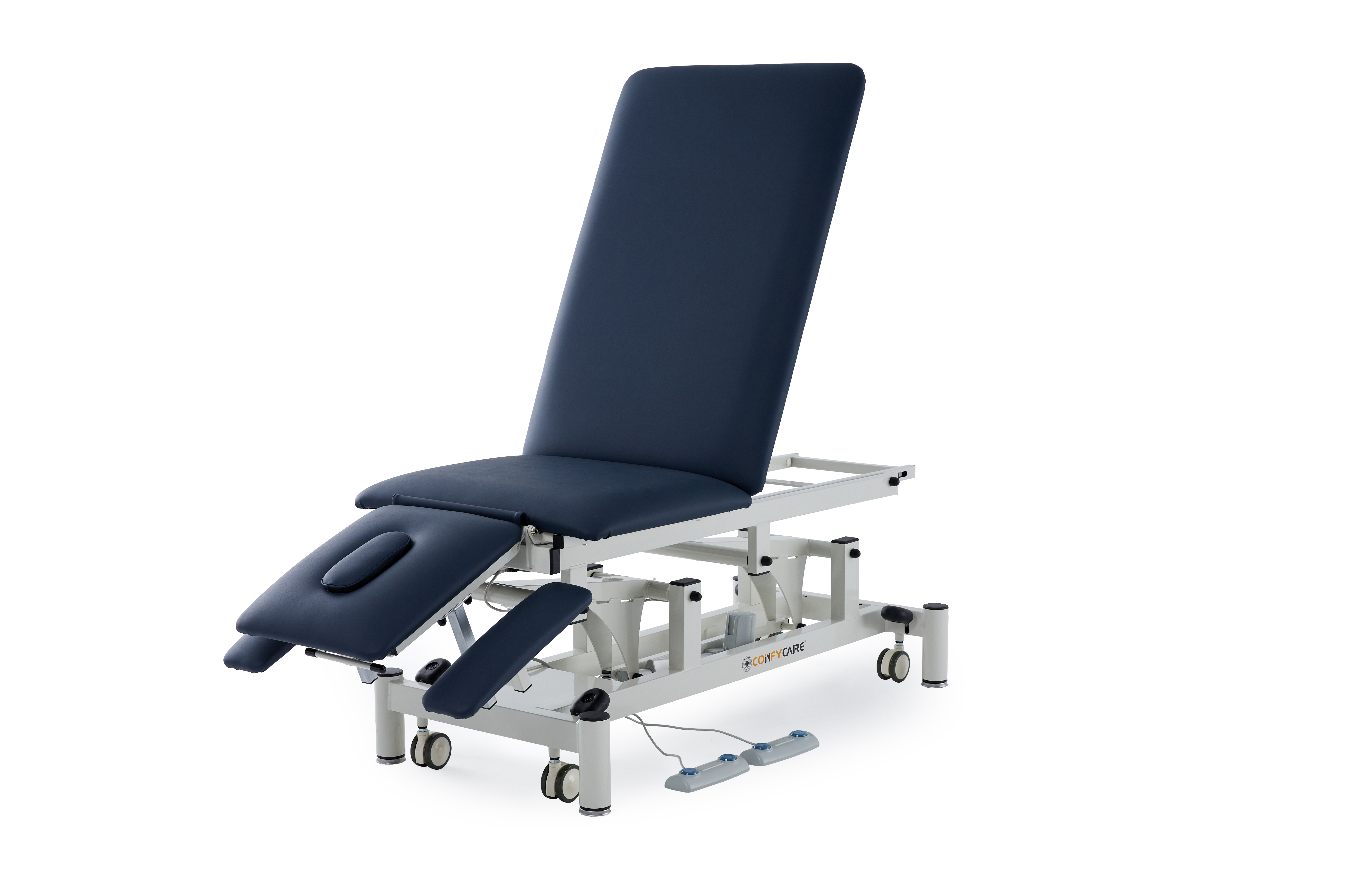 Five Section Treatment Couch With Postural Drainage — device detail by Physiomed Australia